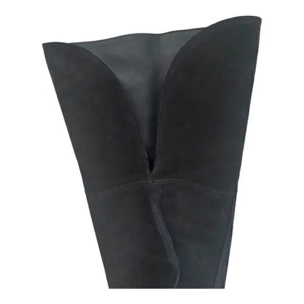 Stuart Weitzman NWOB Amber Suede Over The Knee‎ Boots Size 8.5  Black
